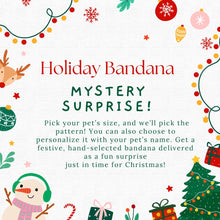 Load image into Gallery viewer, Mystery Holiday Bandana