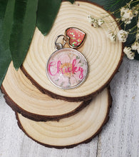 Load image into Gallery viewer, Floral Round Pet ID Tag