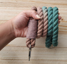 Load image into Gallery viewer, Forest Mocha Rope Leash
