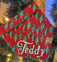 Load image into Gallery viewer, Christmas Trees Bandana
