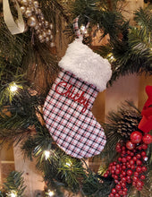 Load image into Gallery viewer, Festive Holiday Stocking 8 inch
