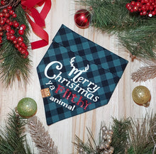 Load image into Gallery viewer, Merry Christmas Ya Filthy Animal Bandana
