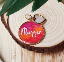 Load image into Gallery viewer, Sunset Round Pet ID Tag
