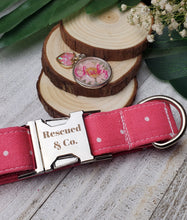 Load image into Gallery viewer, Floral Round Pet ID Tag
