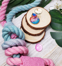 Load image into Gallery viewer, Cotton Candy Round Pet ID Tag
